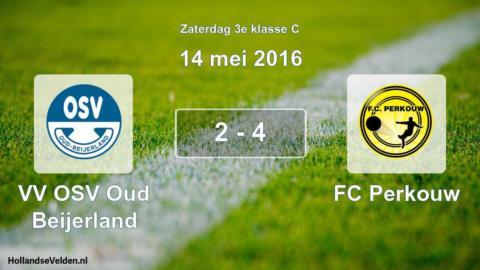 Total number of matches played: VV OSV Oud Beijerland - FC Perkouw 2 - 4 (14 May 2016)