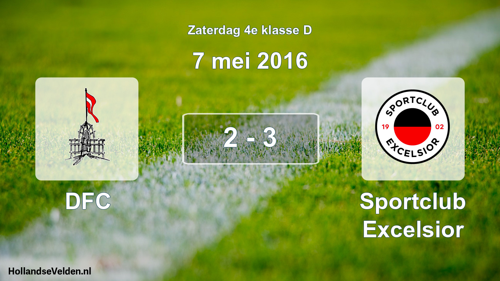 Total number of matches played: DFC - Sportclub Excelsior 2 - 3 (7 May 2016)