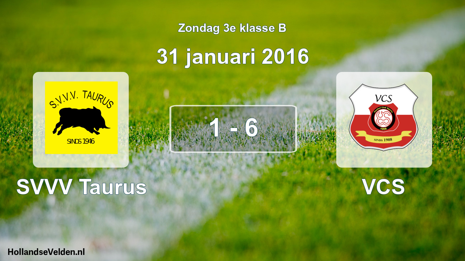 Total number of matches played: SVVV Taurus - VCS 1 - 6 (31 January 2016)
