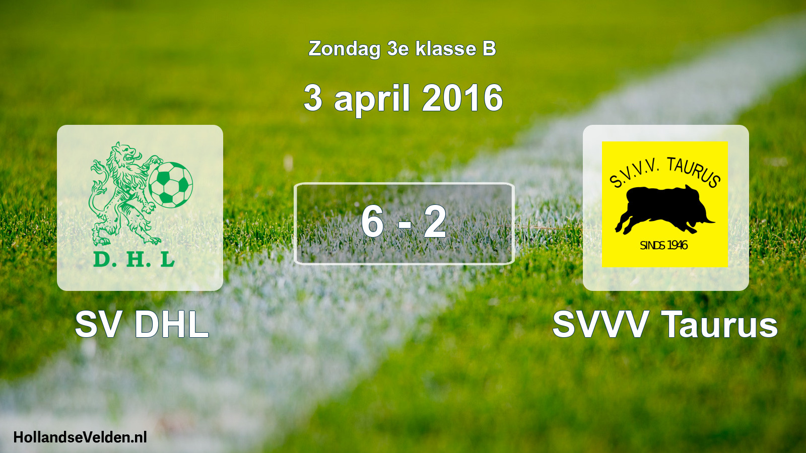 Total number of matches played: SV DHL - SVVV Taurus 6 - 2 (3 April 2016)