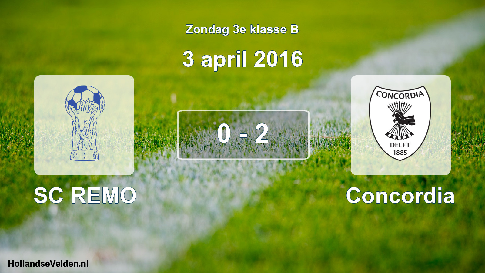 Total number of matches played: SC REMO - Concordia 0 - 2 (3 April 2016)