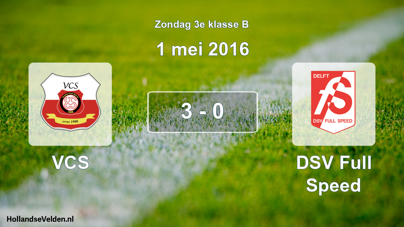 Total number of matches played: VCS - DSV Full Speed 3 - 0 (1 May 2016)