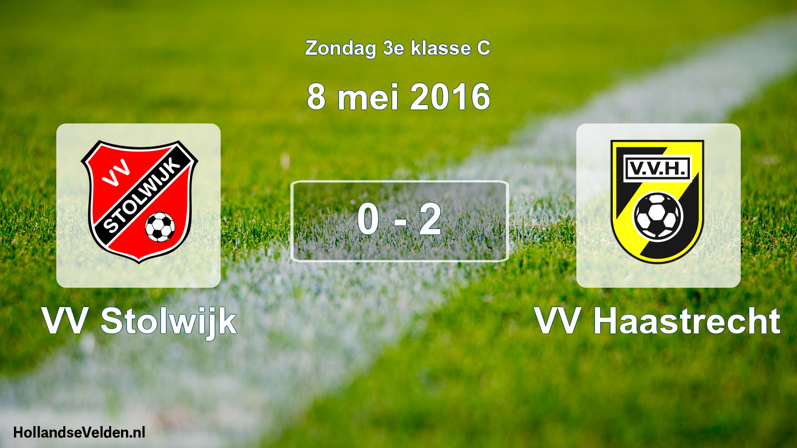Total number of matches played: VV Stolwijk - VV Haastrecht 0 - 2 (8 May 2016)