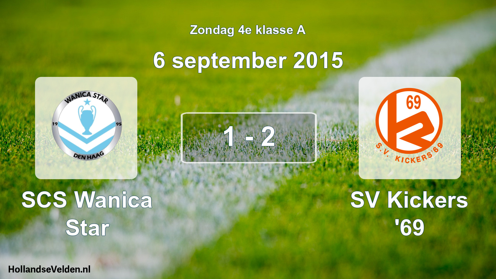 Total number of matches played: SCS Wanica Star - SV Kickers '69 1 - 2 (6 September 2015)