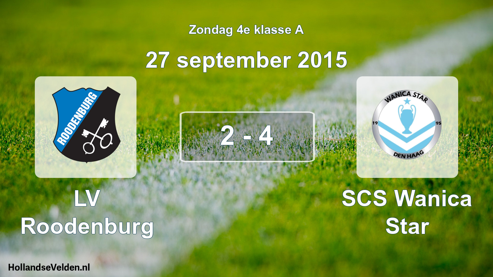 Total number of matches played: LV Roodenburg - SCS Wanica Star 2 - 4 (27 September 2015)