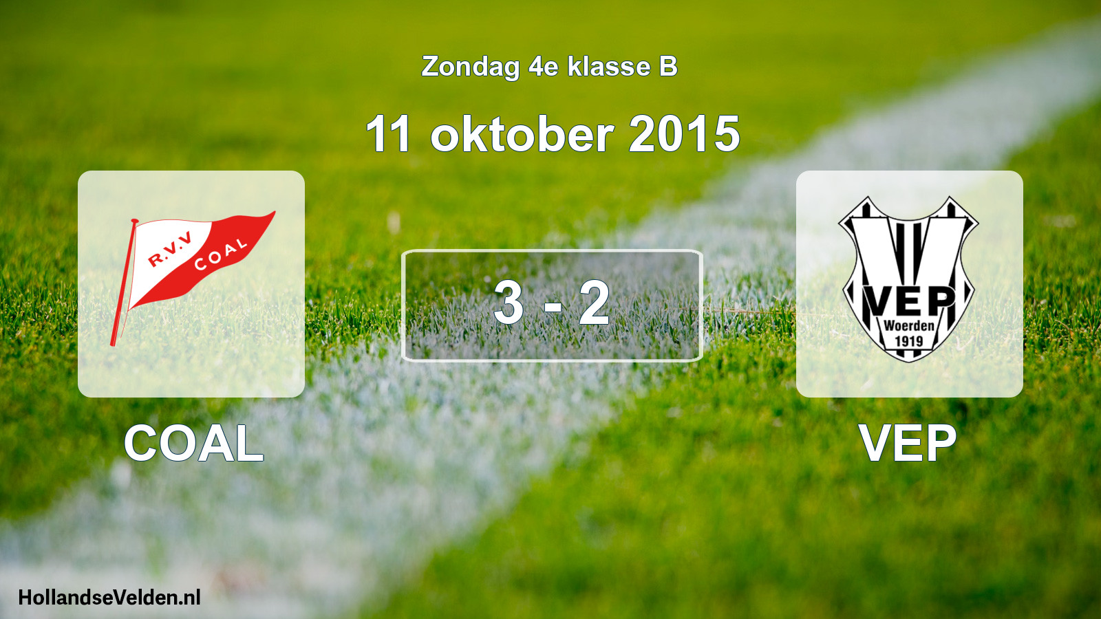 Total number of matches played: COAL - VEP 3 - 2 (11 October 2015)