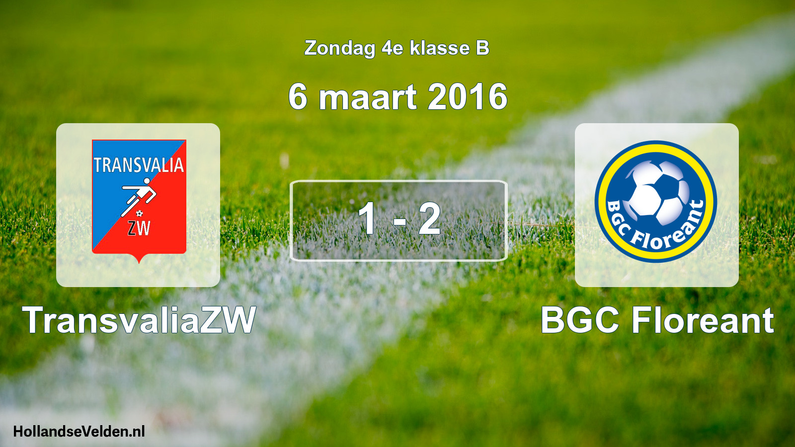 Total number of matches played: TransvaliaZW - BGC Floreant 1 - 2 (6 March 2016)