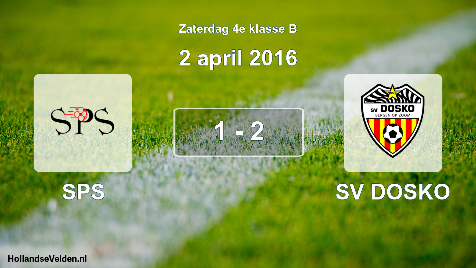 Total number of matches played: SPS - SV DOSKO 1 - 2 (2 April 2016)