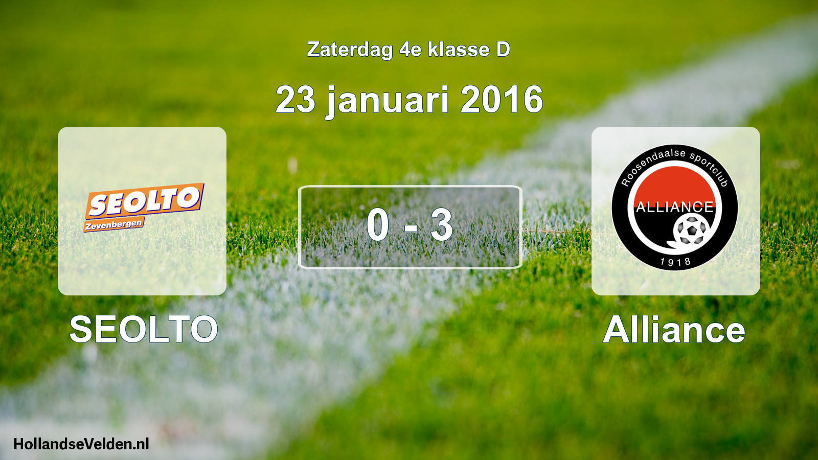 Total number of matches played: SEOLTO - Alliance 0 - 3 (23 January 2016)
