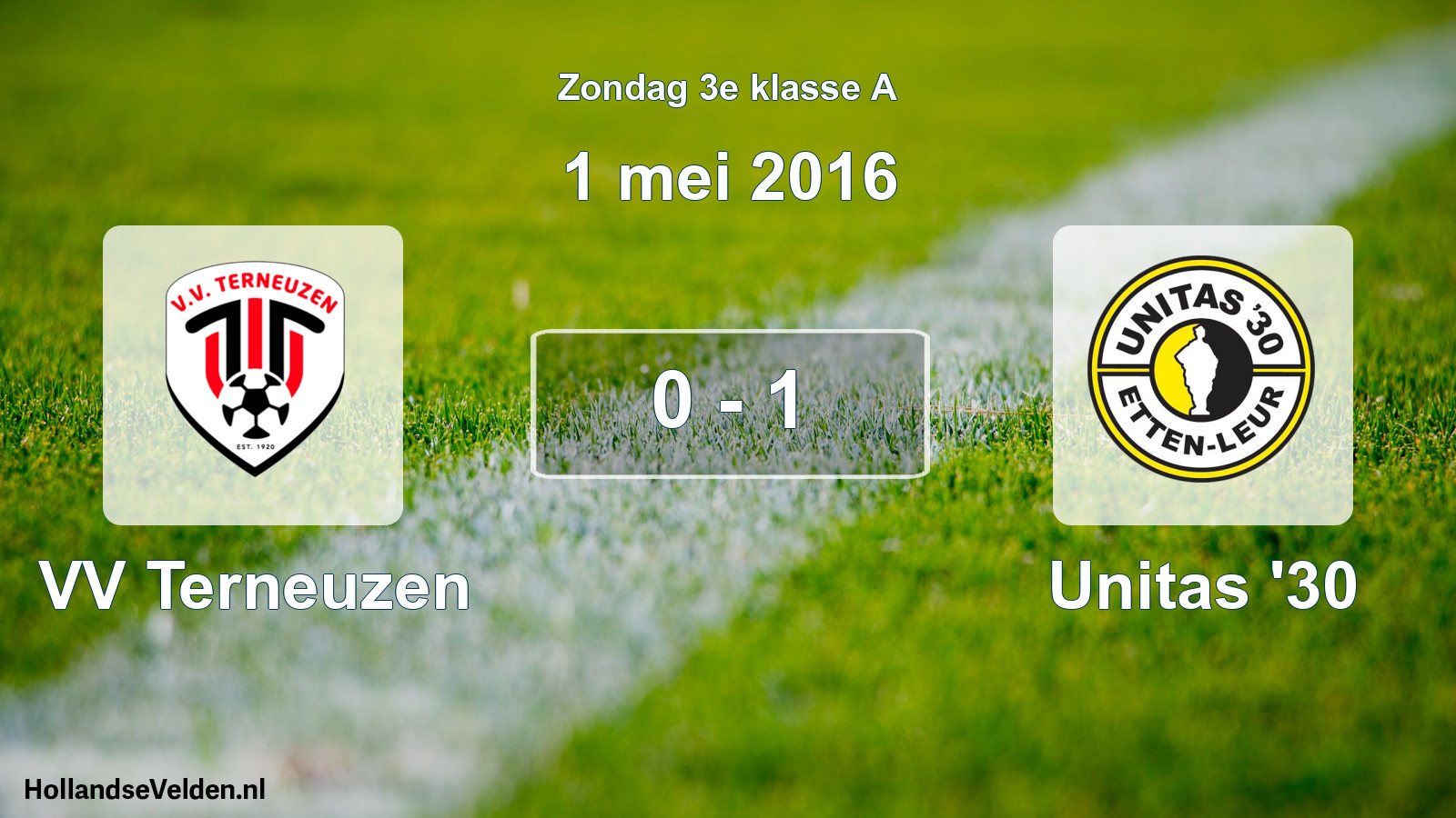 Total number of matches played: VV Terneuzen - Unitas '30 0 - 1 (1 May 2016)