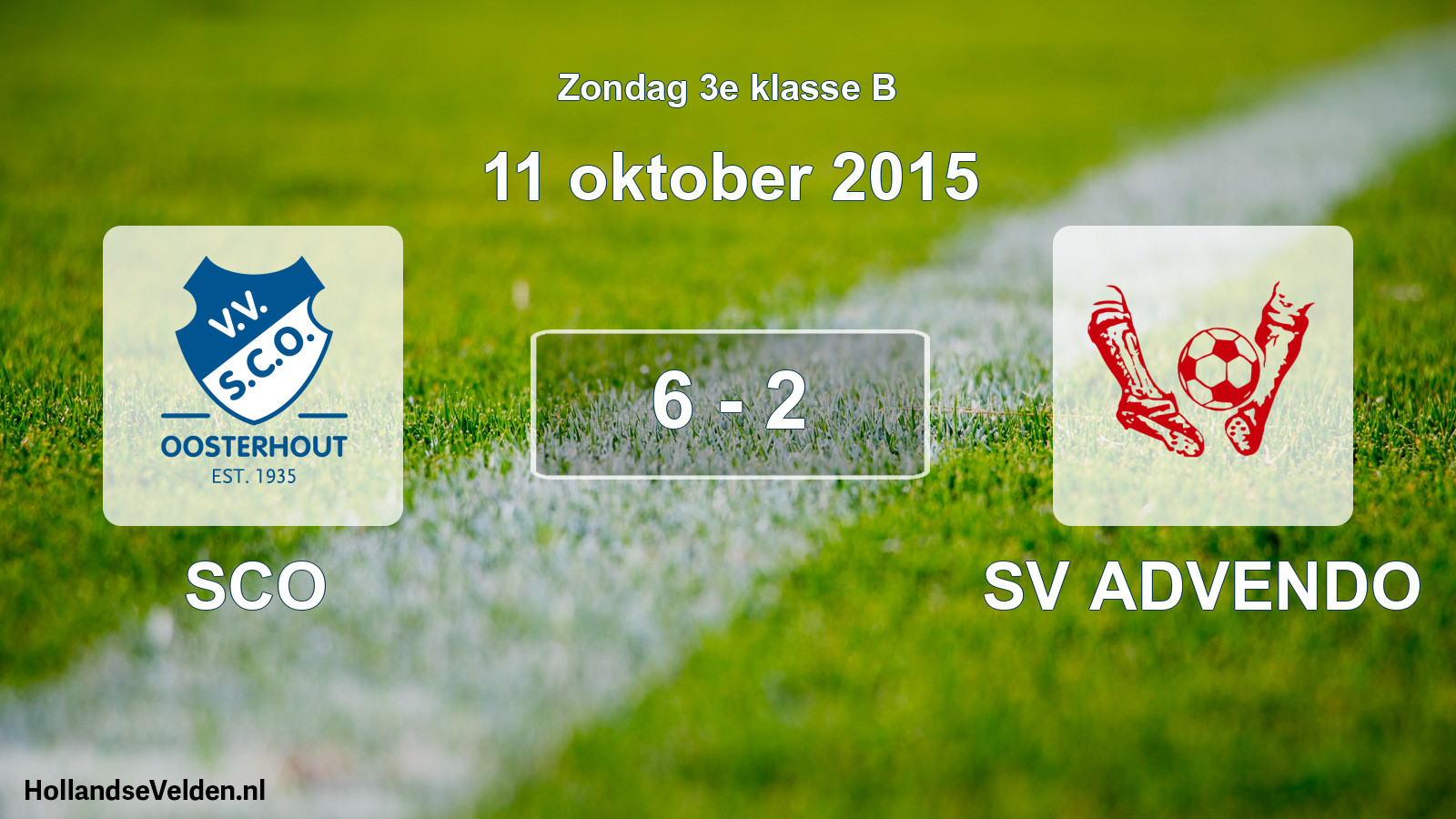 Total number of matches played: SCO - SV ADVENDO 6 - 2 (11 October 2015)