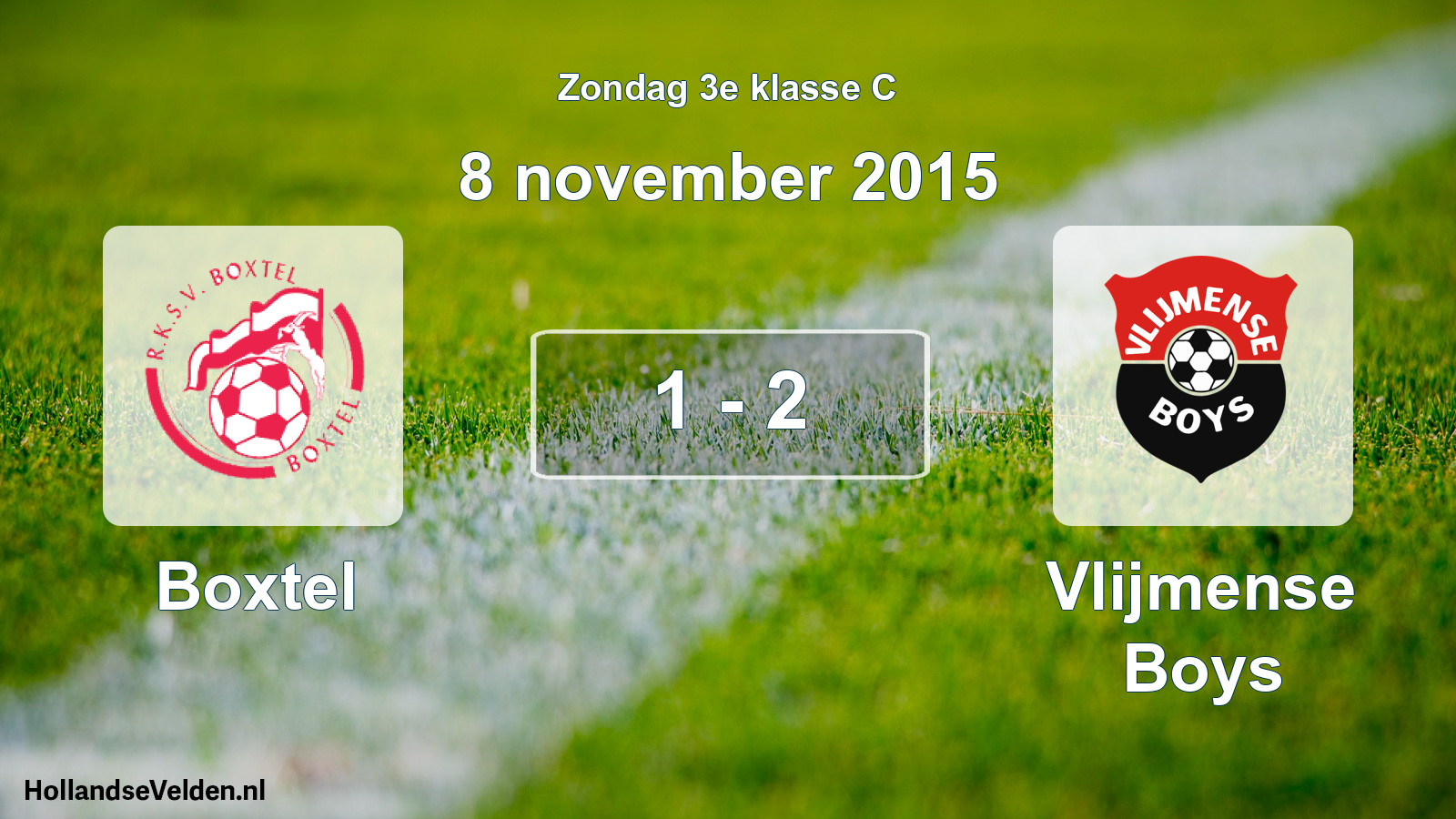 Total number of matches played: Boxtel - Vlijmense Boys 1 - 2 (8 November 2015)