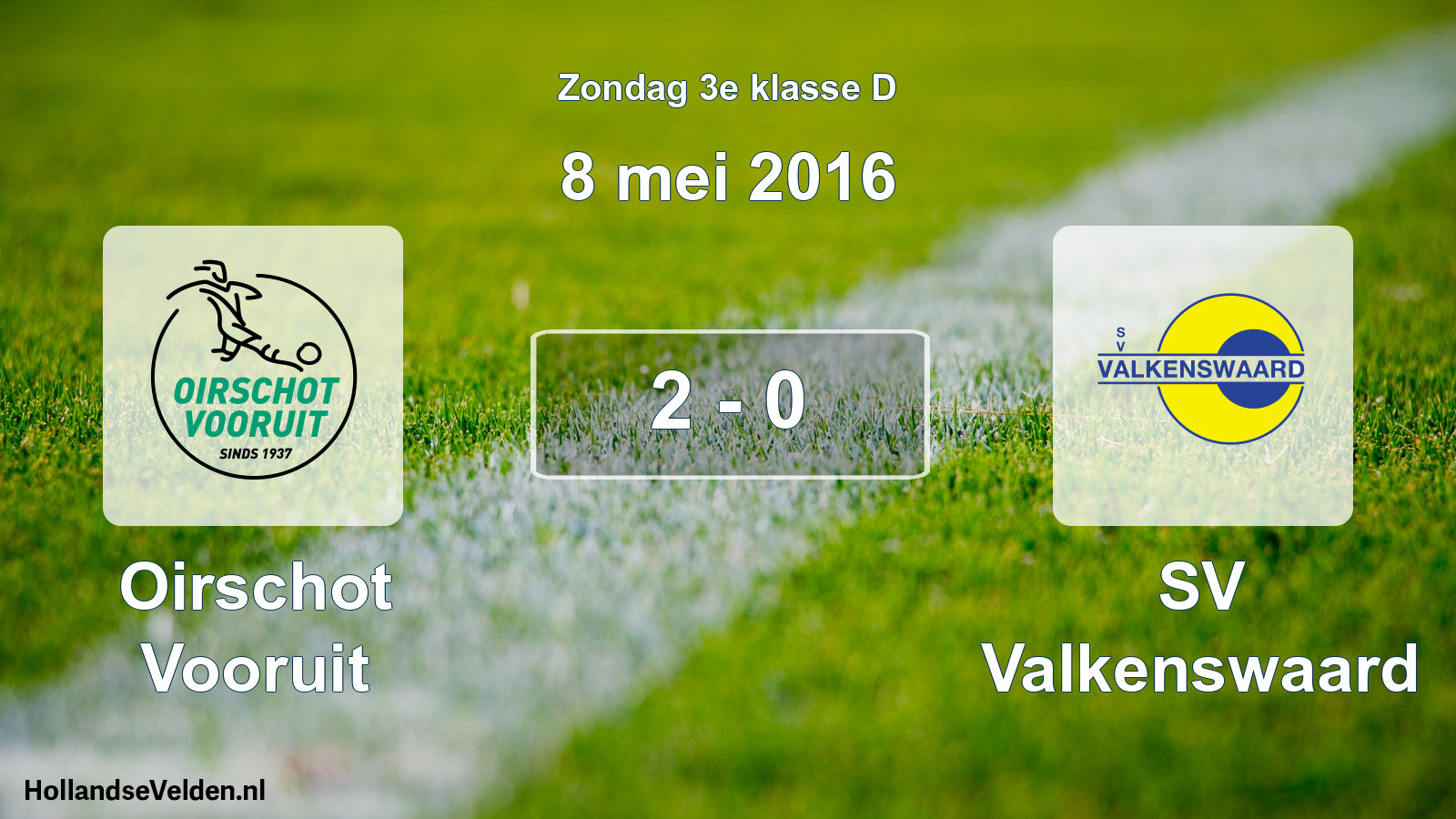 Total number of matches played: Oirschot Vooruit - SV Valkenswaard 2 - 0 (8 May 2016)