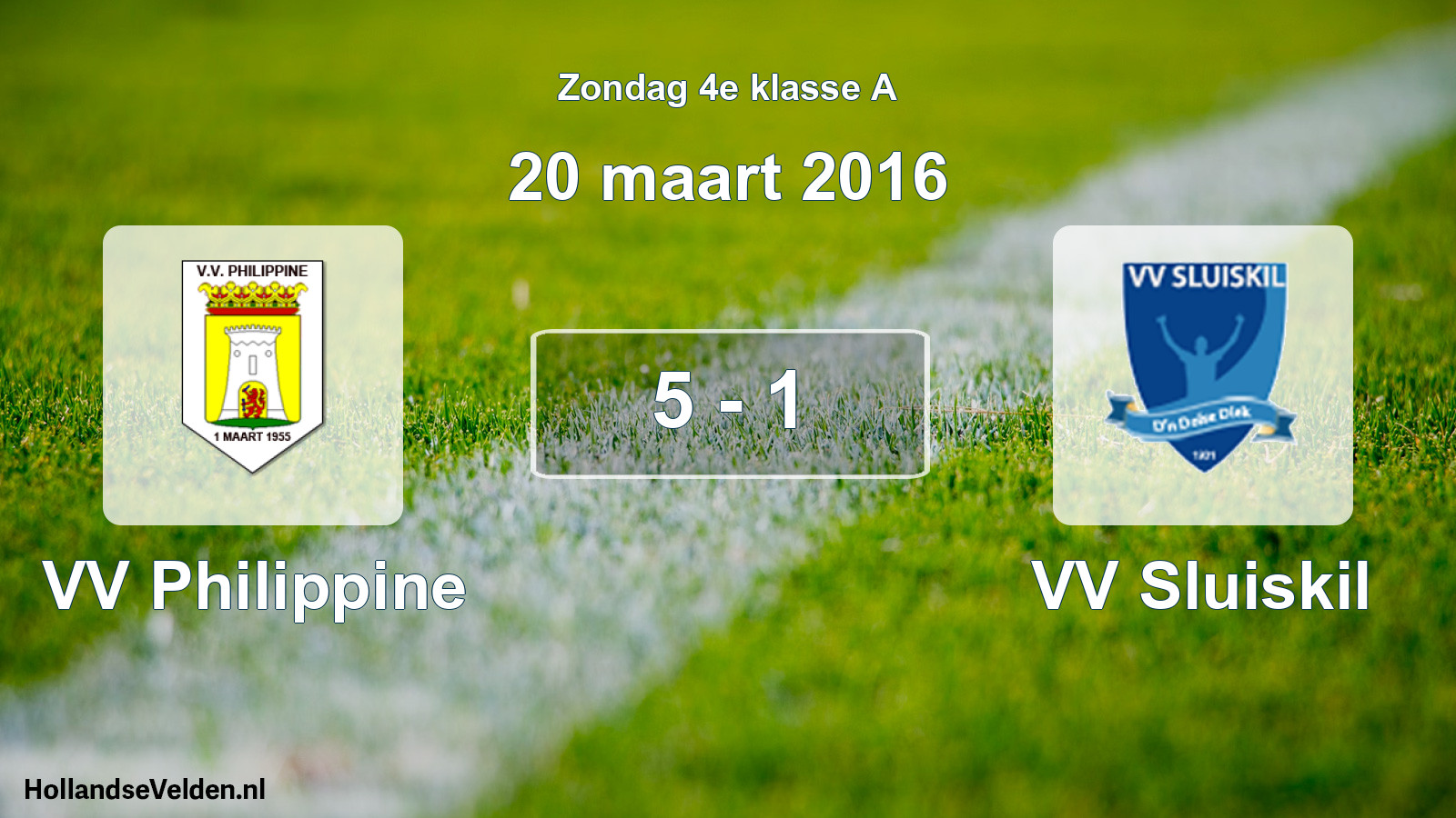 Total number of matches played: VV Philippine - VV Sluiskil 5 - 1 (20 March 2016)