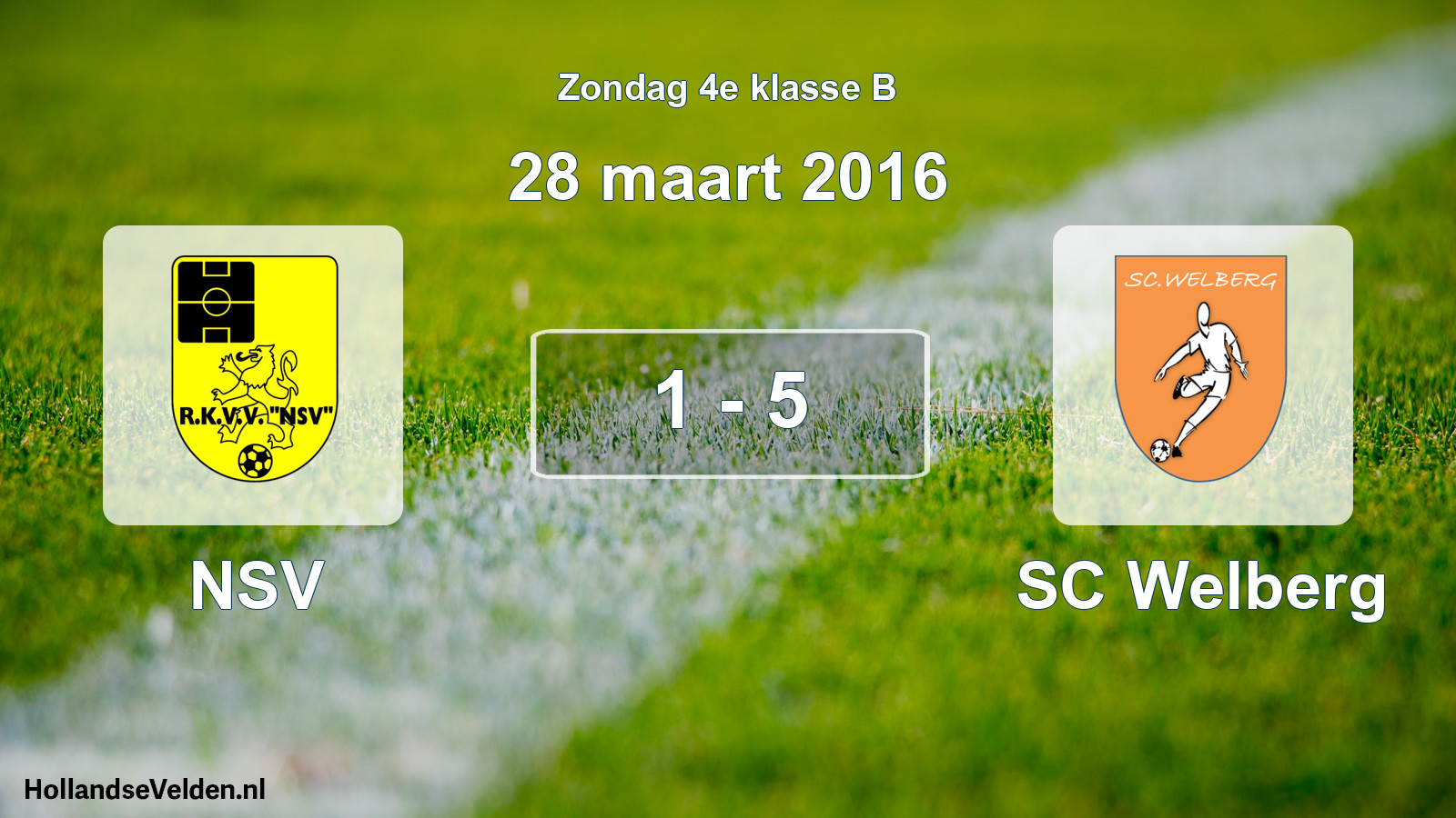 Total number of matches played: NSV - SC Welberg 1 - 5 (28 March 2016)