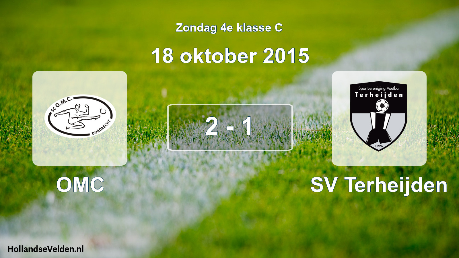 Total number of matches played: OMC - SV Terheijden 2 - 1 (18 October 2015)