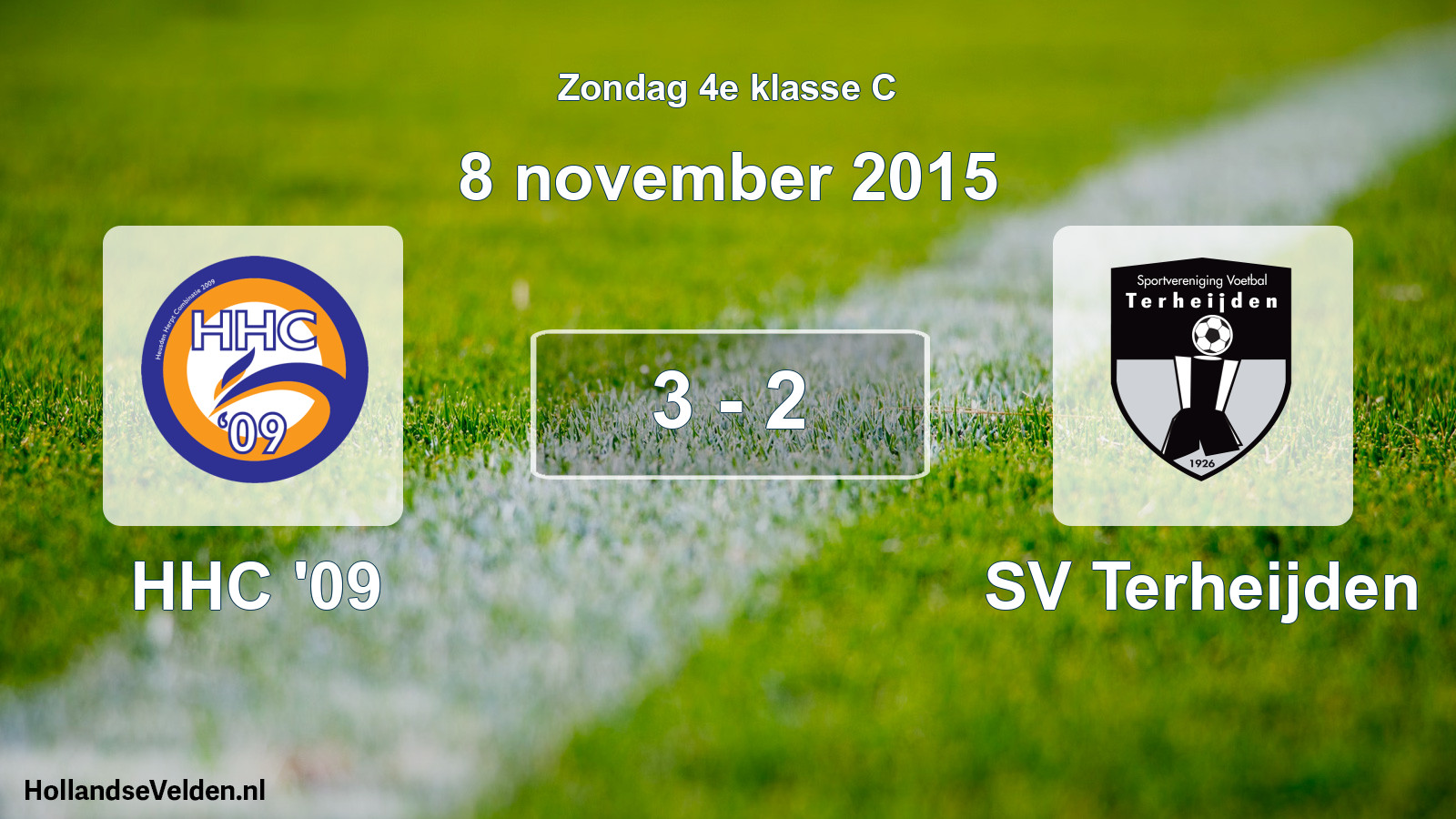Total number of matches played: HHC '09 - SV Terheijden 3 - 2 (8 November 2015)