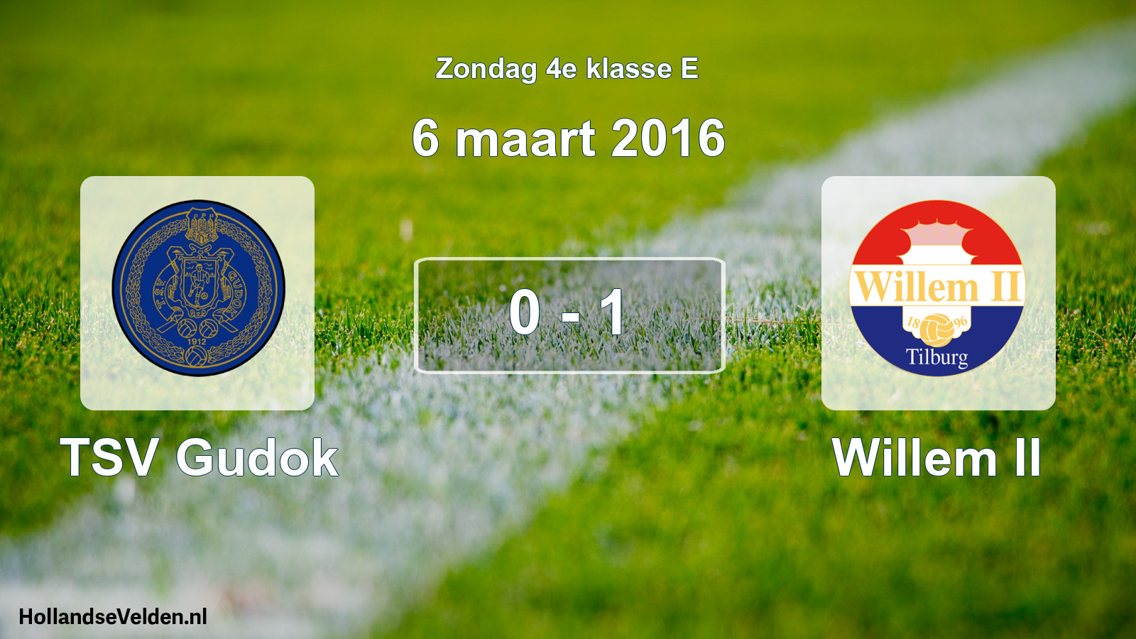Total number of matches played: TSV Gudok - Willem II 0 - 1 (6 March 2016)