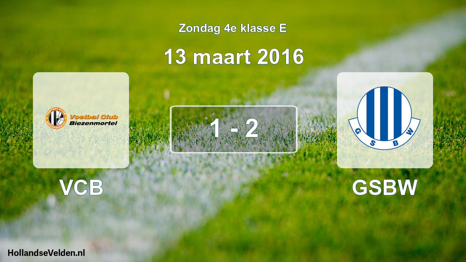 Total number of matches played: VCB - GSBW 1 - 2 (13 March 2016)