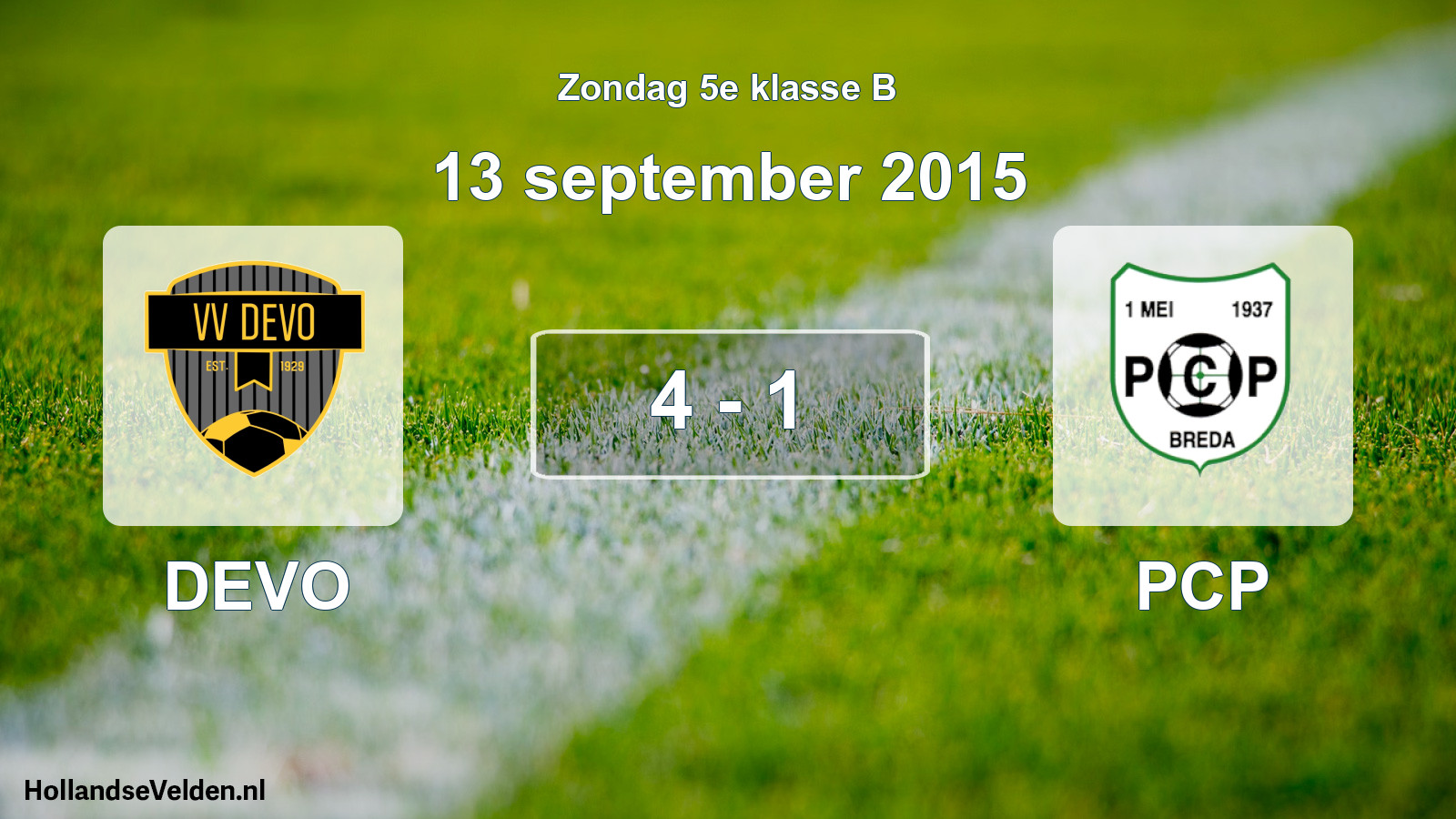 Total number of matches played: DEVO - PCP 4 - 1 (13 September 2015)