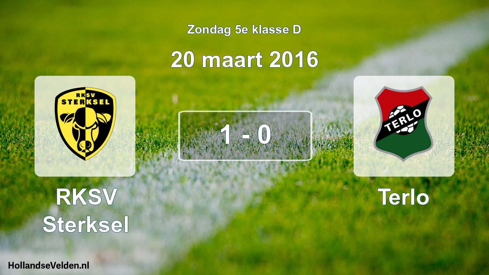 Total number of matches played: RKSV Sterksel - Terlo 1 - 0 (20 March 2016)