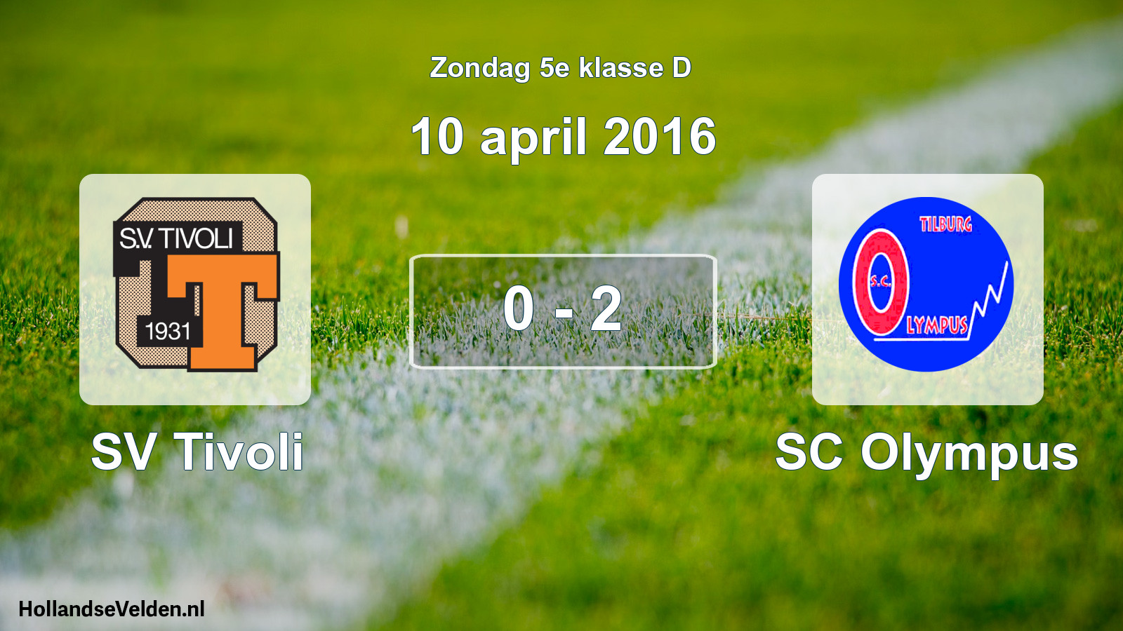 Total number of matches played: SV Tivoli - SC Olympus 0 - 2 (10 April 2016)