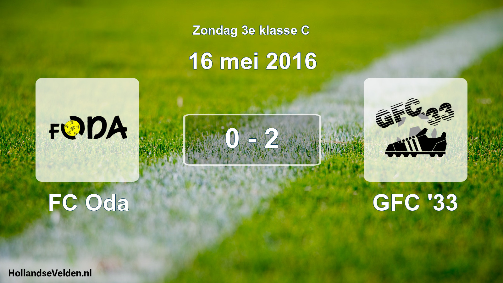 Total number of matches played: FC Oda - GFC '33 0 - 2 (16 May 2016)