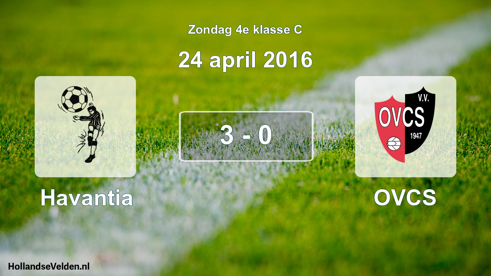 Total number of matches played: Havantia - OVCS 3 - 0 (24 April 2016)