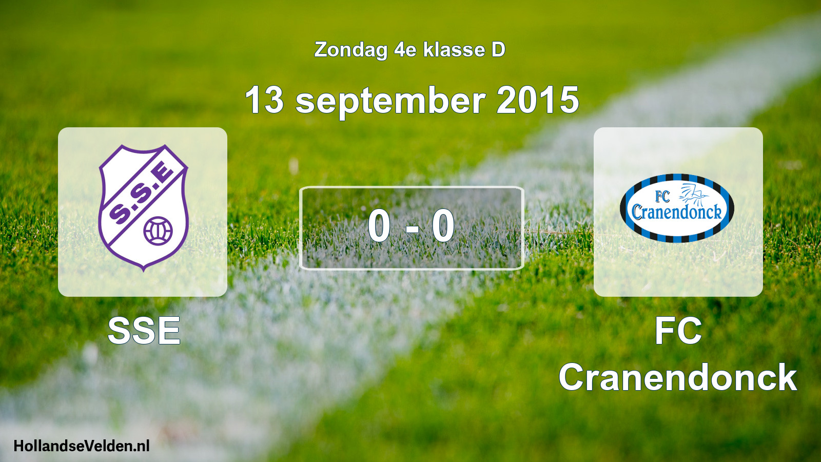 Total number of matches played: SSE - FC Cranendonck 0 - 0 (13 September 2015)