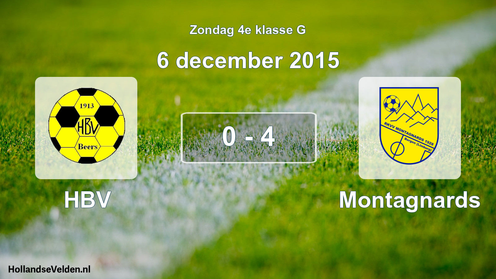 Total number of matches played: HBV - Montagnards 0 - 4 (6 December 2015)