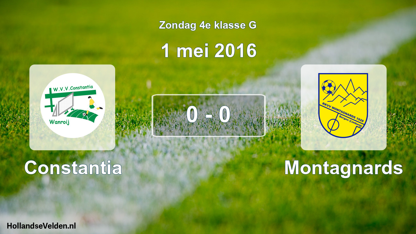 Total number of matches played: Constantia - Montagnards 0 - 0 (1 May 2016)