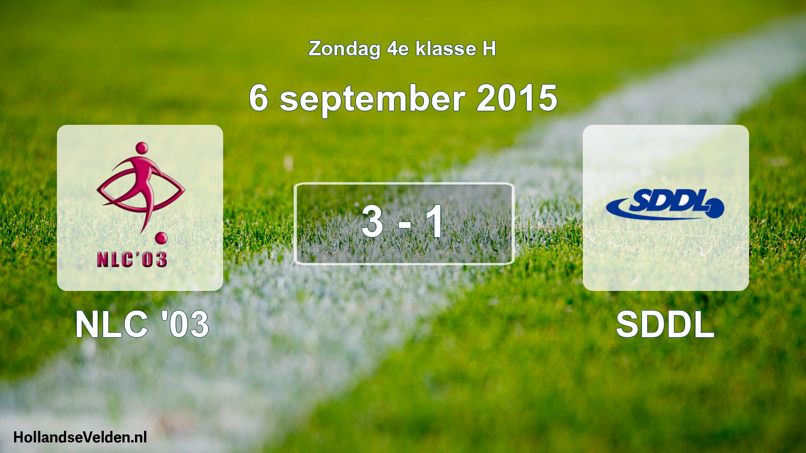 Total number of matches played: NLC '03 - SDDL 3 - 1 (6 September 2015)