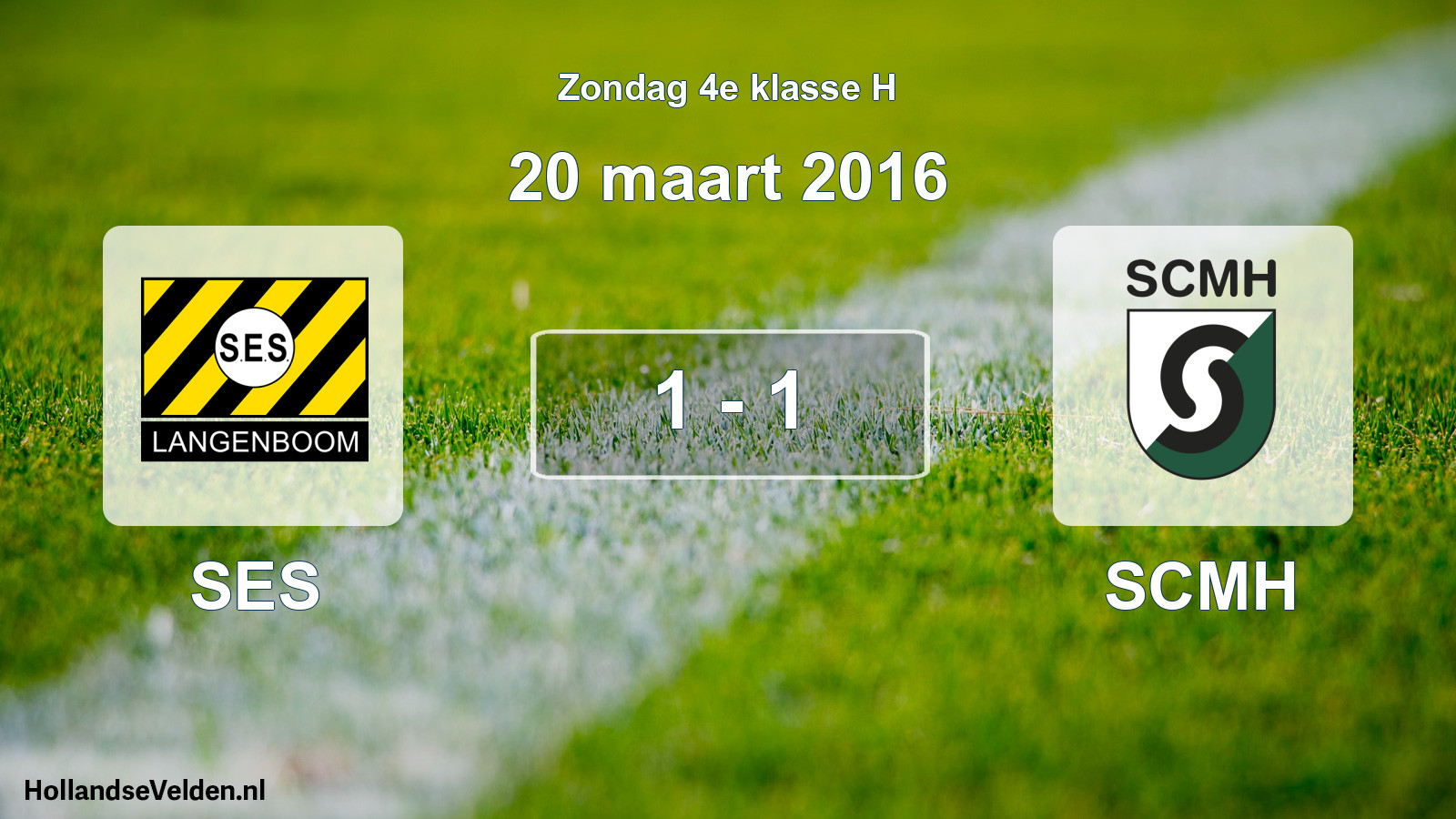 Total number of matches played: SES - SCMH 1 - 1 (20 March 2016)