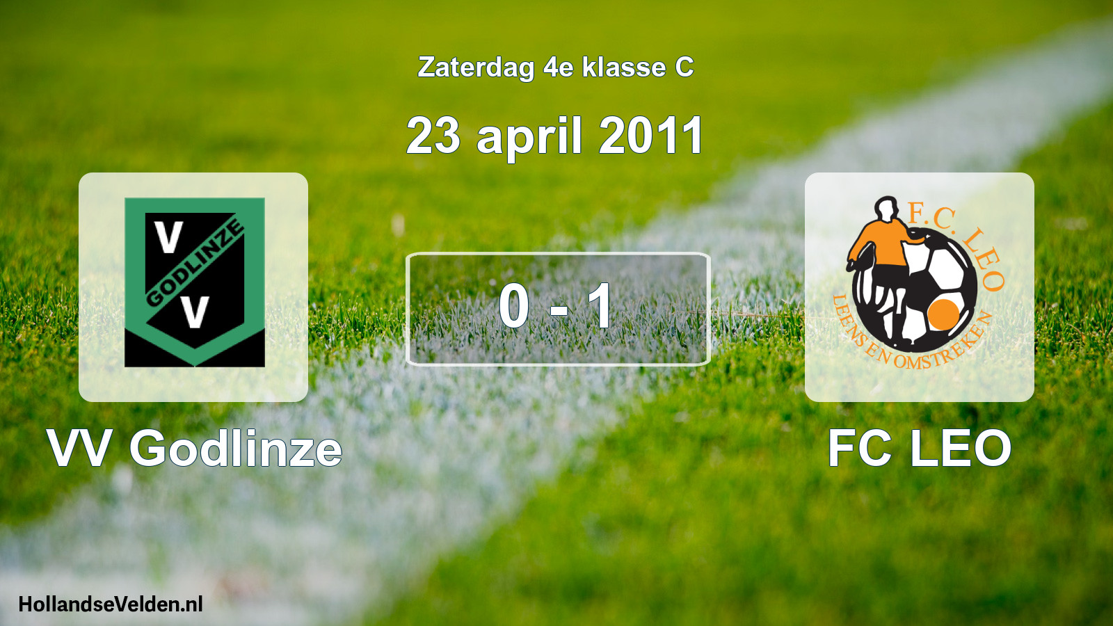 Total number of matches played: VV Godlinze - FC LEO 0 - 1 (23 April 2011)