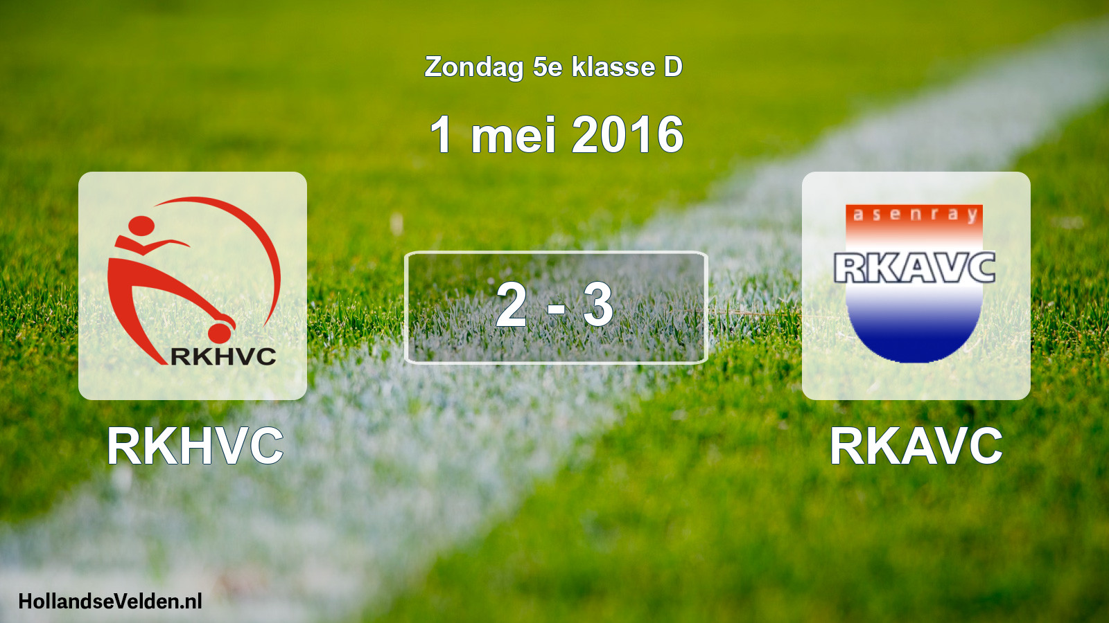 Total number of matches played: RKHVC - RKAVC 2 - 3 (1 May 2016)