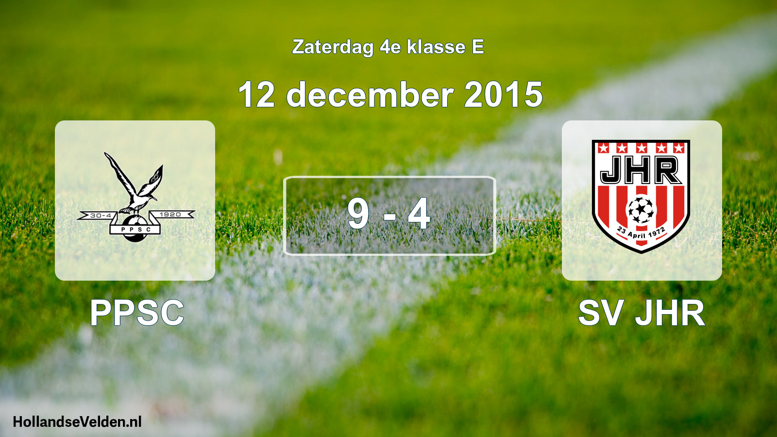 Total number of matches played: PPSC - SV JHR 9 - 4 (12 December 2015)