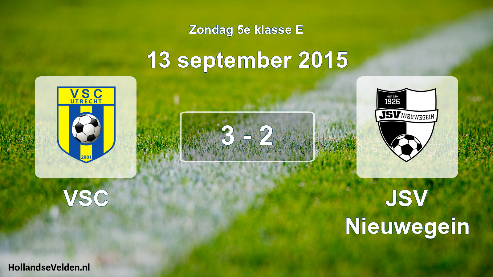 Total number of matches played: VSC - JSV Nieuwegein 3 - 2 (13 September 2015)