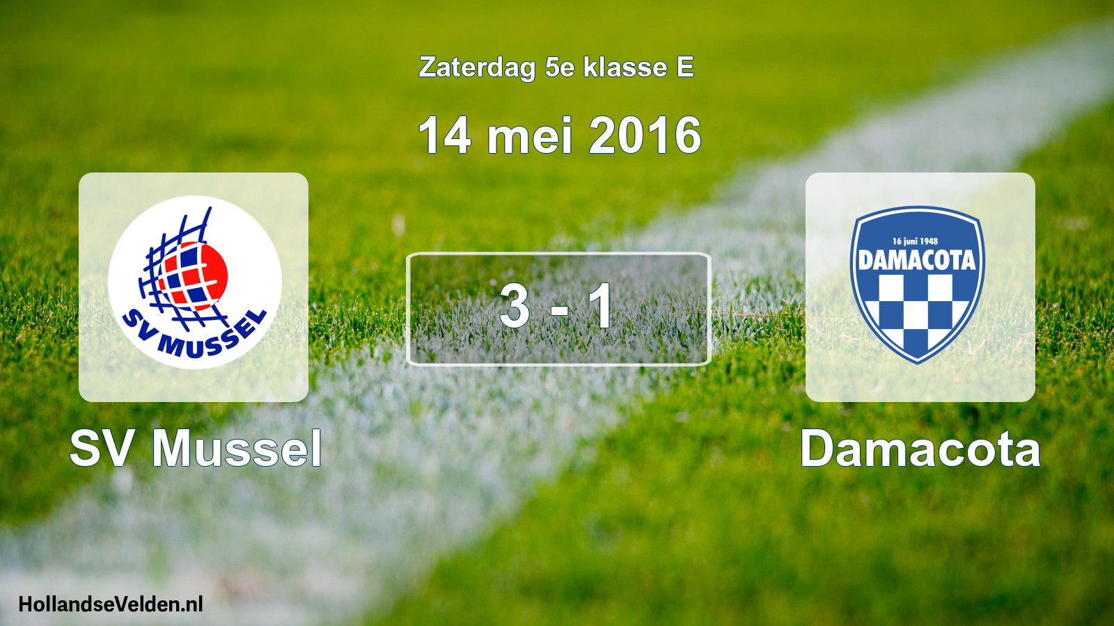 Total number of matches played: SV Mussel - Damacota 3 - 1 (14 May 2016)