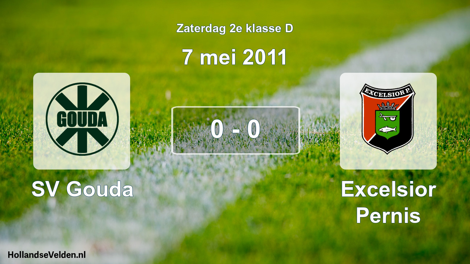 Total number of matches played: SV Gouda - Excelsior Pernis 0 - 0 (7 May 2011)