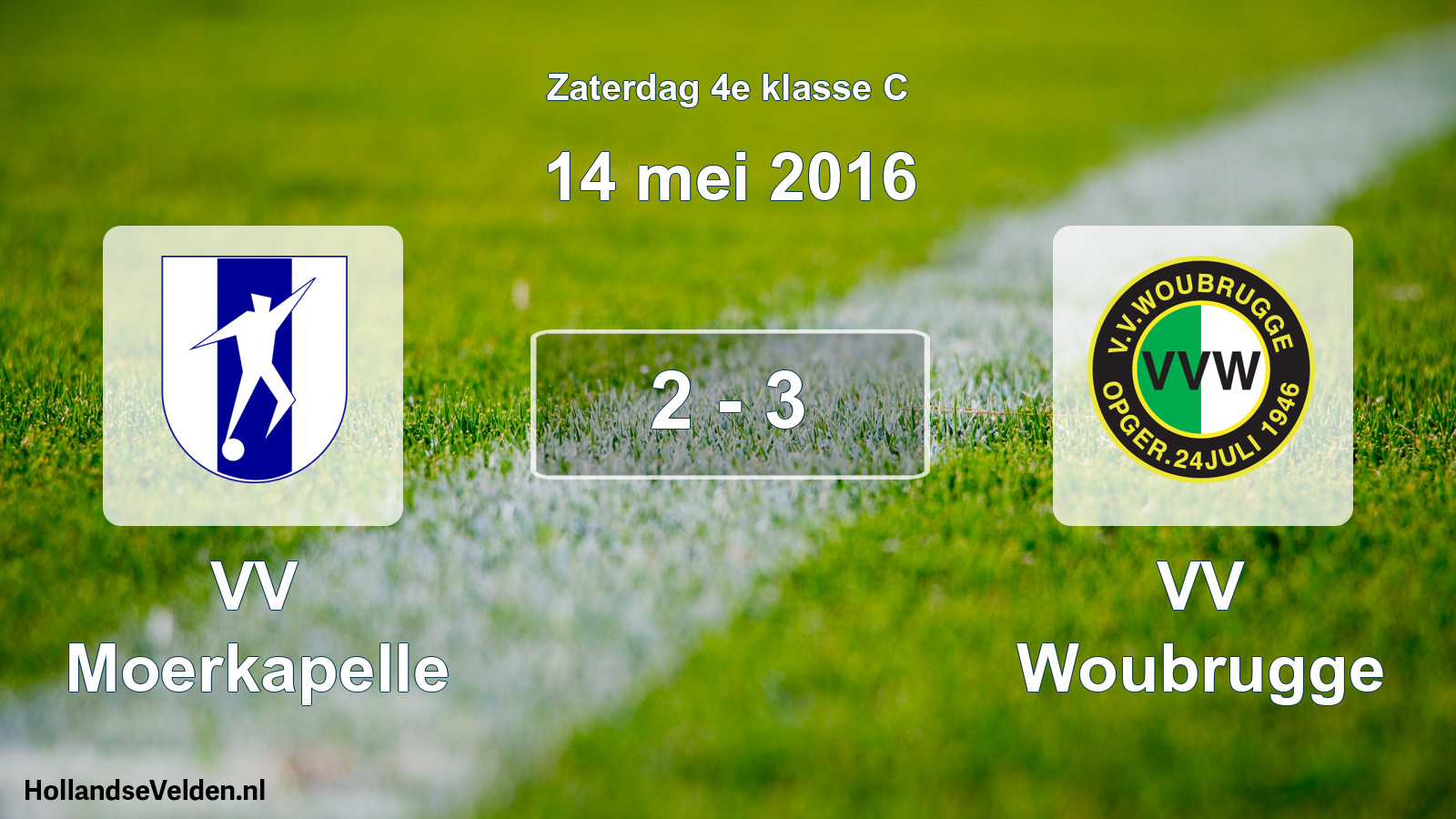 Total number of matches played: VV Moerkapelle - VV Woubrugge 2 - 3 (14 May 2016)