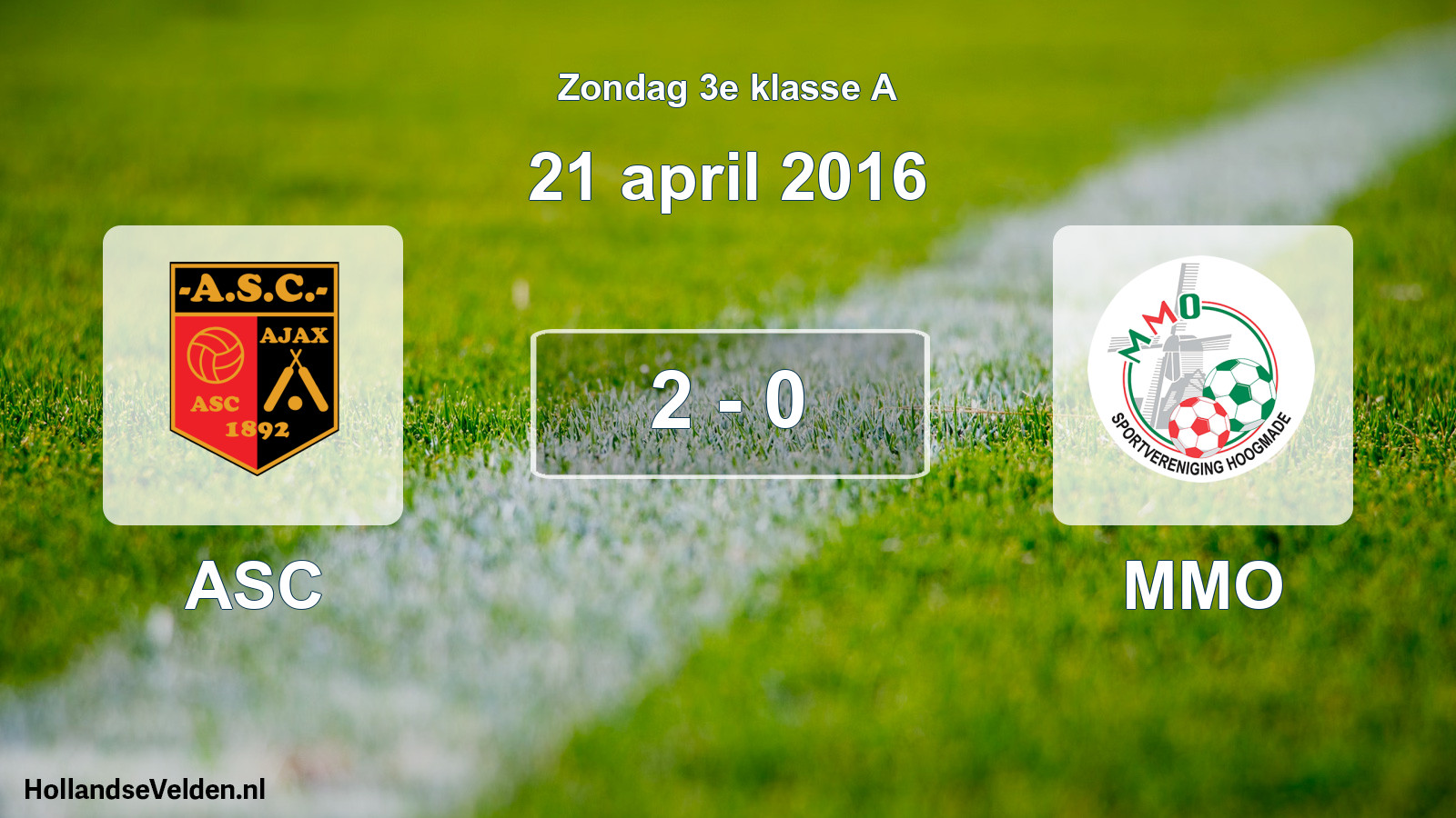 Total number of matches played: ASC - MMO 2 - 0 (21 April 2016)