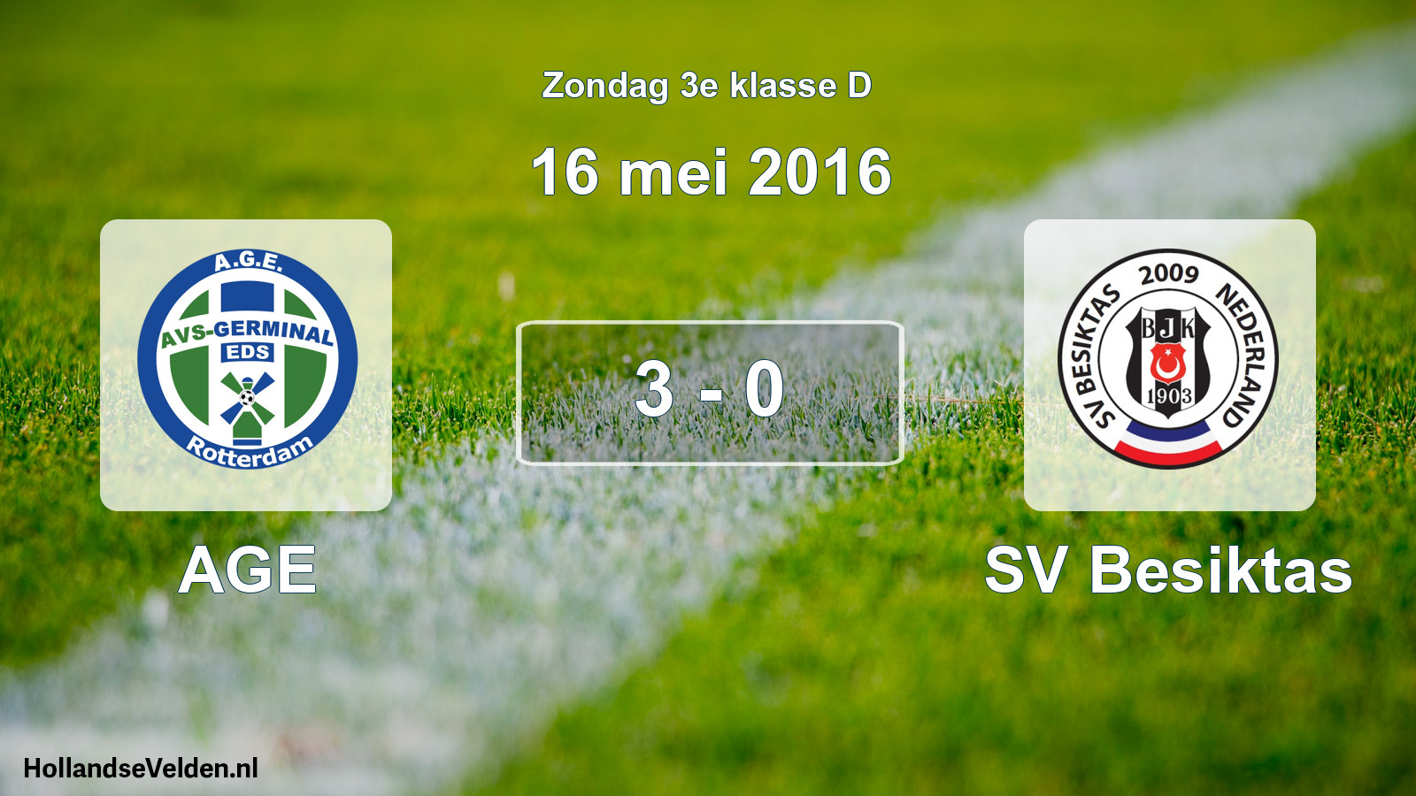 Total number of matches played: AGE - SV Besiktas 3 - 0 (16 May 2016)