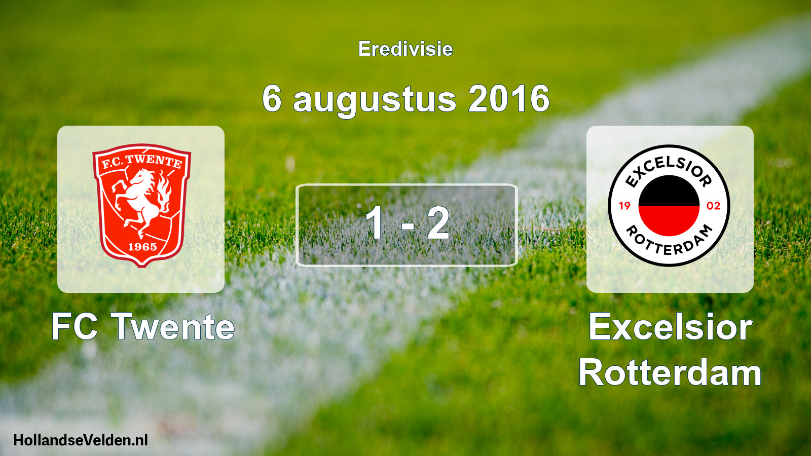 Total number of matches played: FC Twente - Excelsior Rotterdam 1 - 2 (6 August 2016)