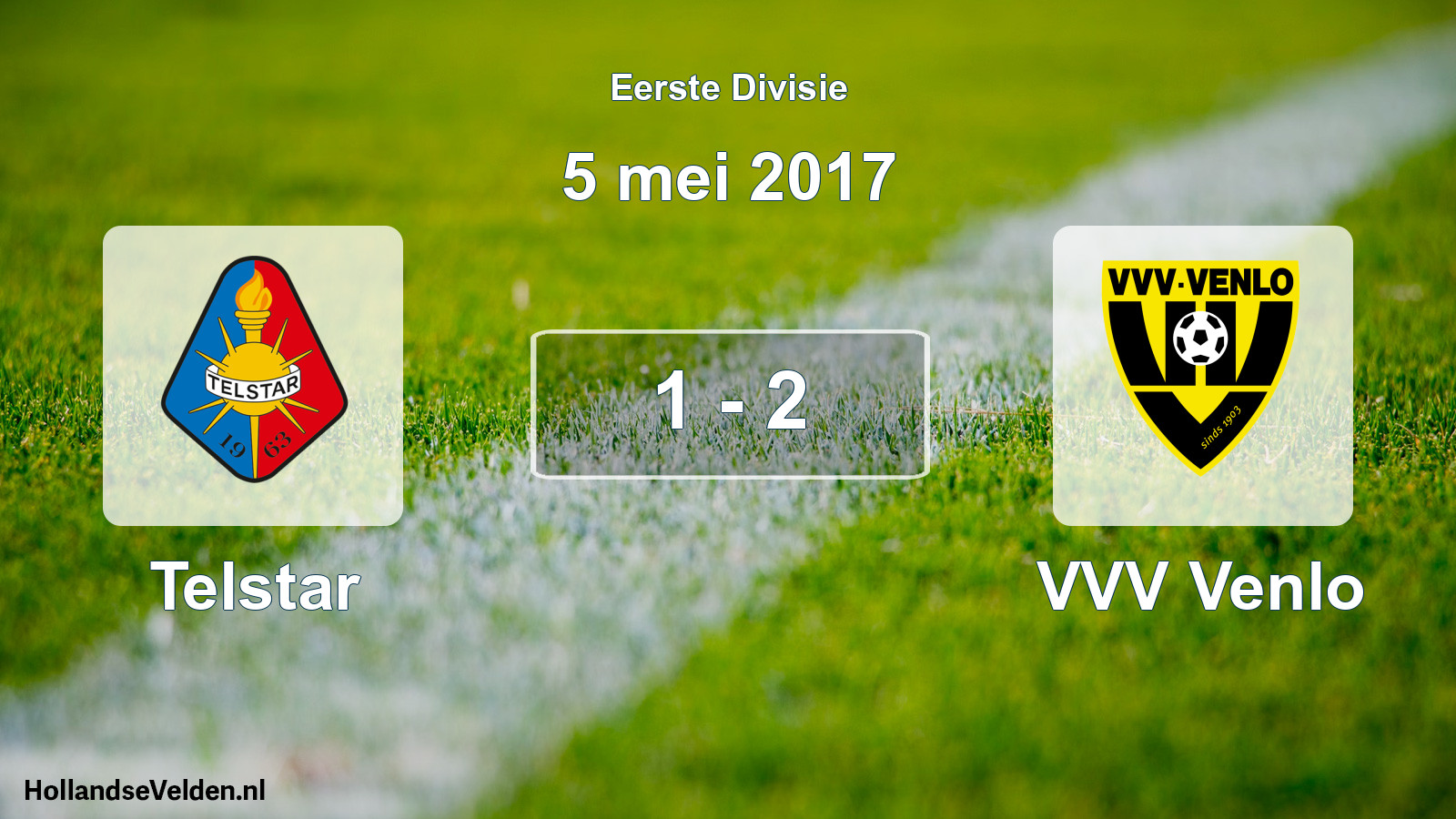 Total number of matches played: Telstar - VVV Venlo 1 - 2 (5 May 2017)