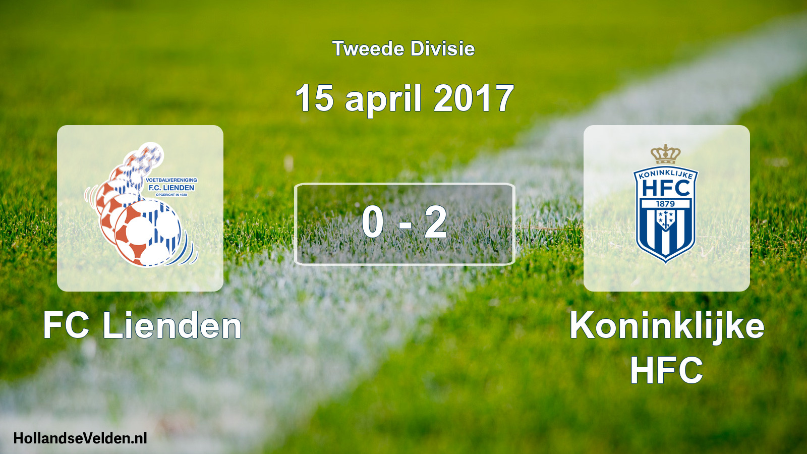 Total number of matches played: FC Lienden - Koninklijke HFC 0 - 2 (15 April 2017)