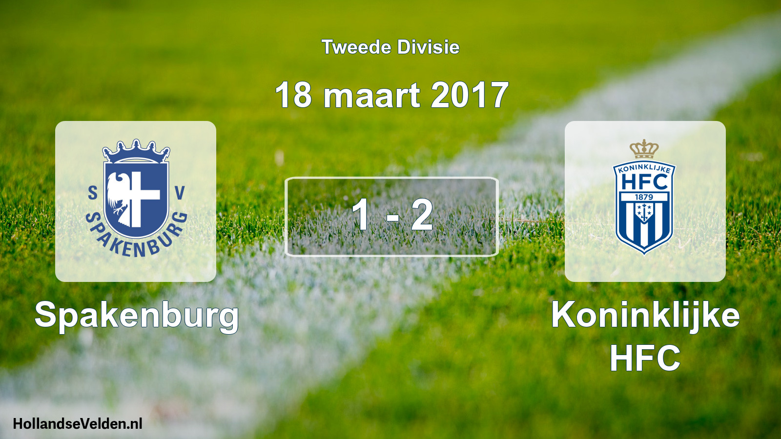 Total number of matches played: Spakenburg - Koninklijke HFC 1 - 2 (18 March 2017)
