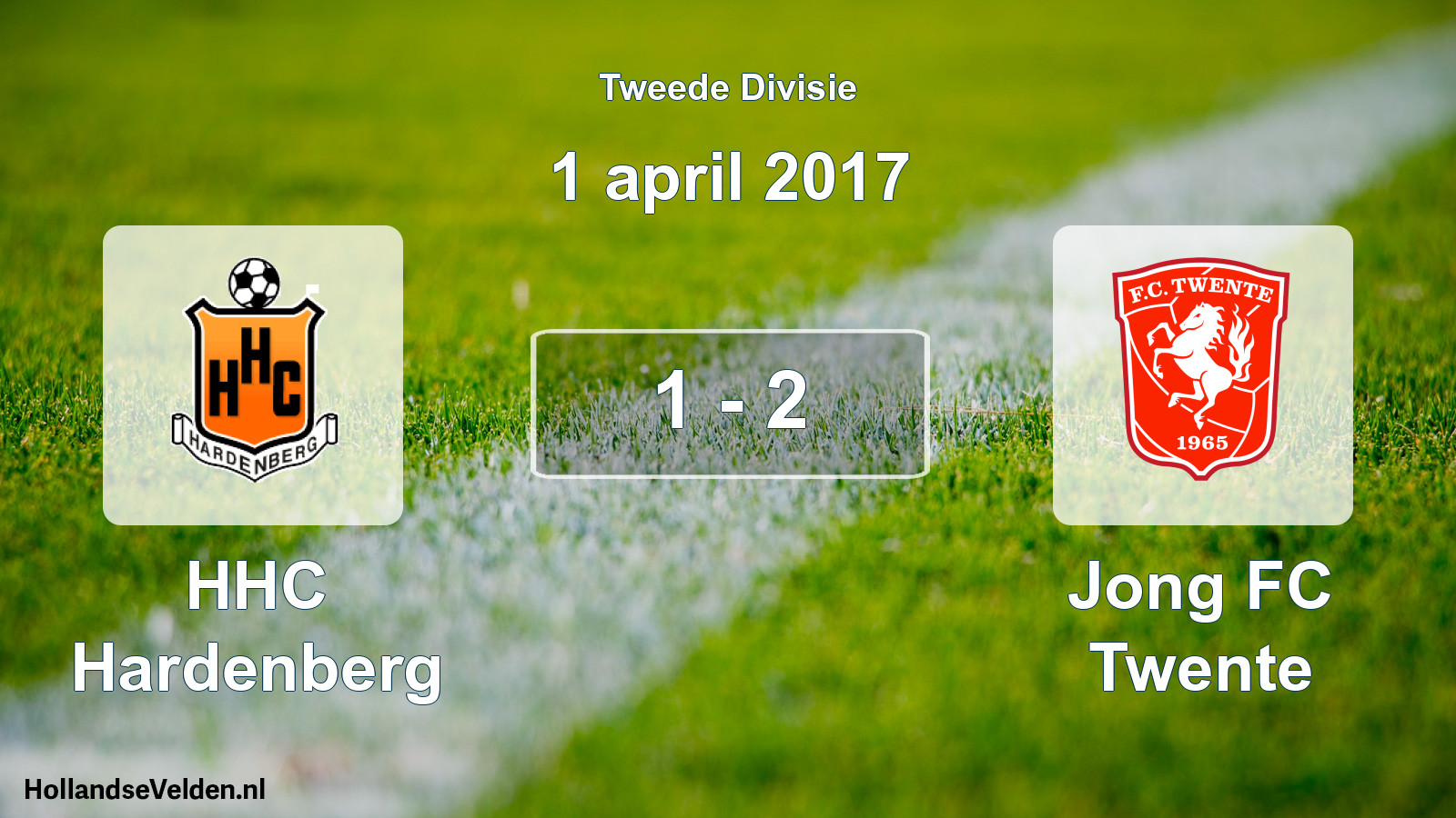 Total number of matches played: HHC Hardenberg - Jong FC Twente 1 - 2 (1 April 2017)