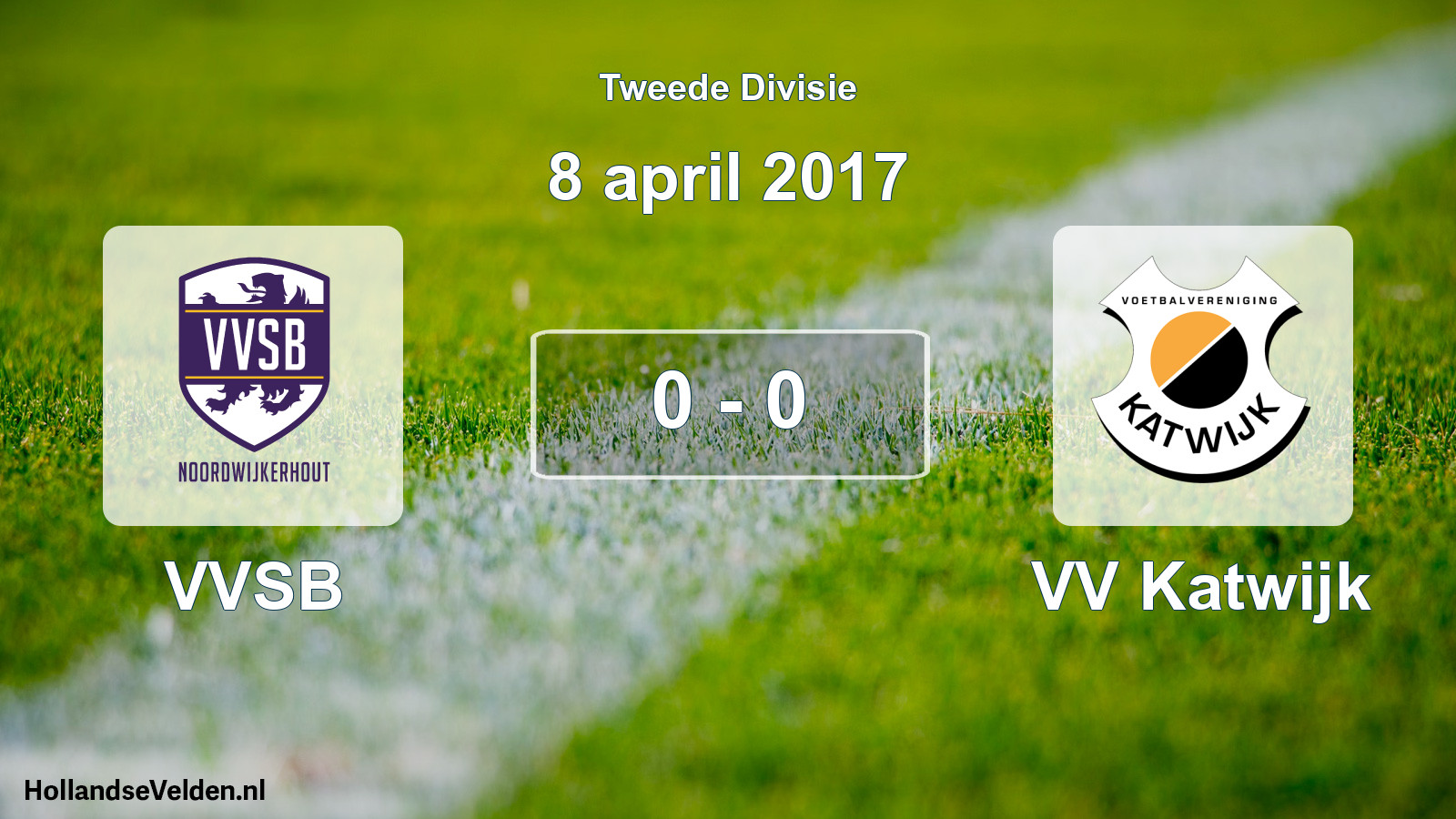 Total number of matches played: VVSB - VV Katwijk 0 - 0 (8 April 2017)