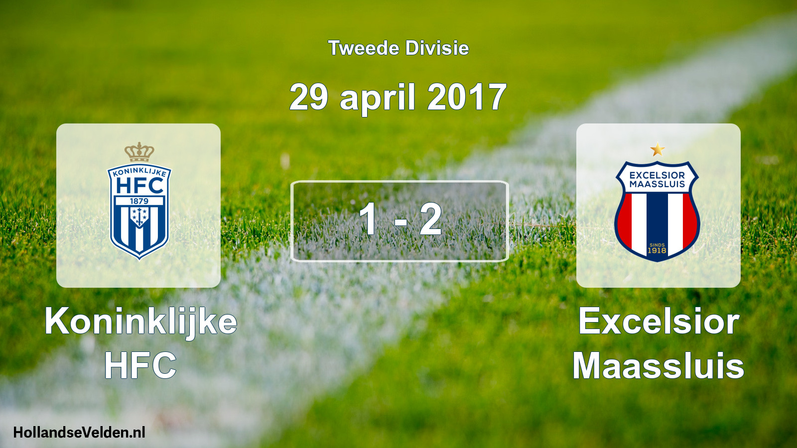 Total number of matches played: Koninklijke HFC - Excelsior Maassluis 1 - 2 (29 April 2017)