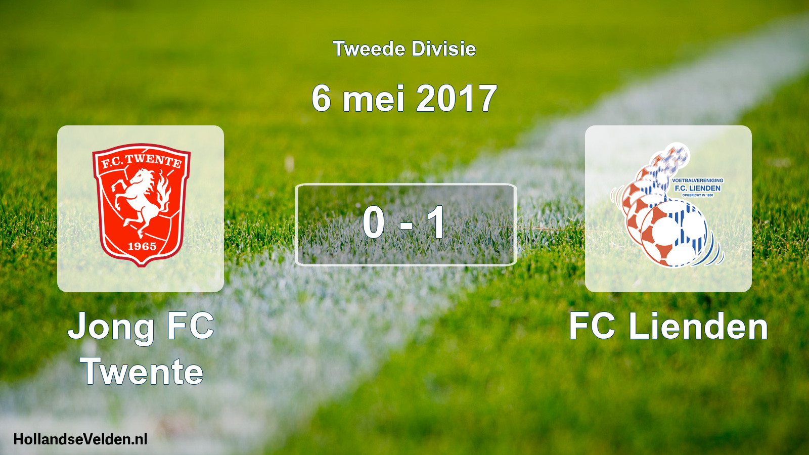 Total number of matches played: Jong FC Twente - FC Lienden 0 - 1 (6 May 2017)